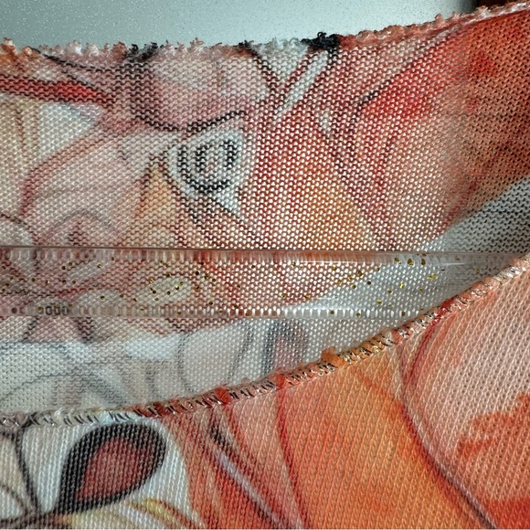 FINE KNITT SWEATER ART PRINT FALL LEAVES - Picture 4 of 10